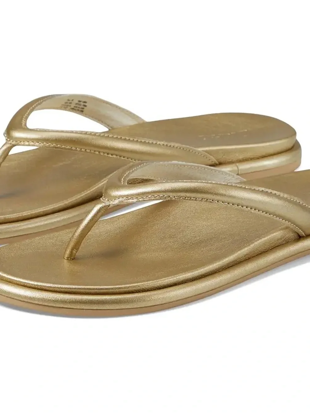 OluKai Tiare Metallic Gold Women's Thong Sandals